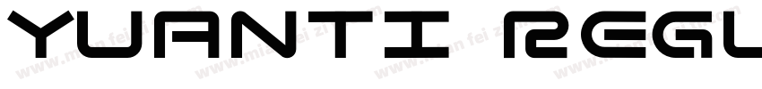 yuanti regular字体转换
